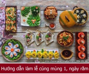 làm lễ cúng mùng 1 ngày rằm