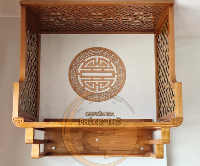 Bàn thờ treo cho căn hộ chung cư và nhà phố diện tích nhỏ