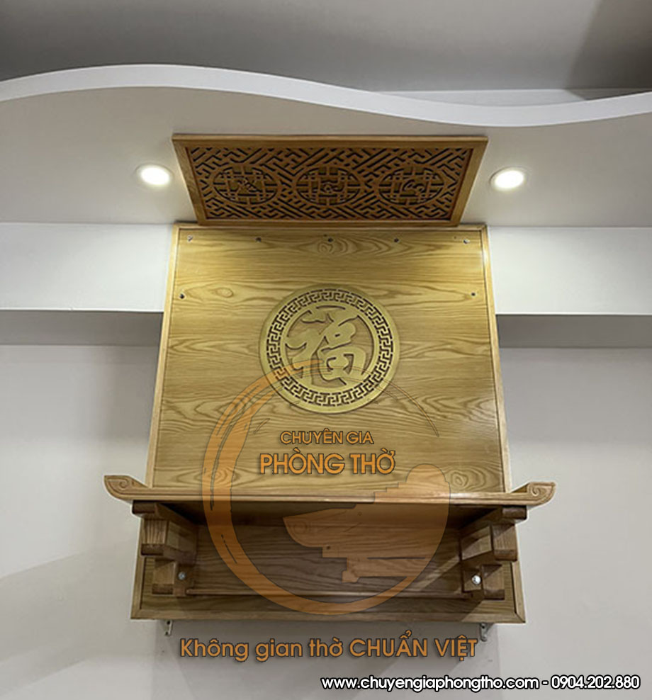 bàn thờ treo tránh dầm
