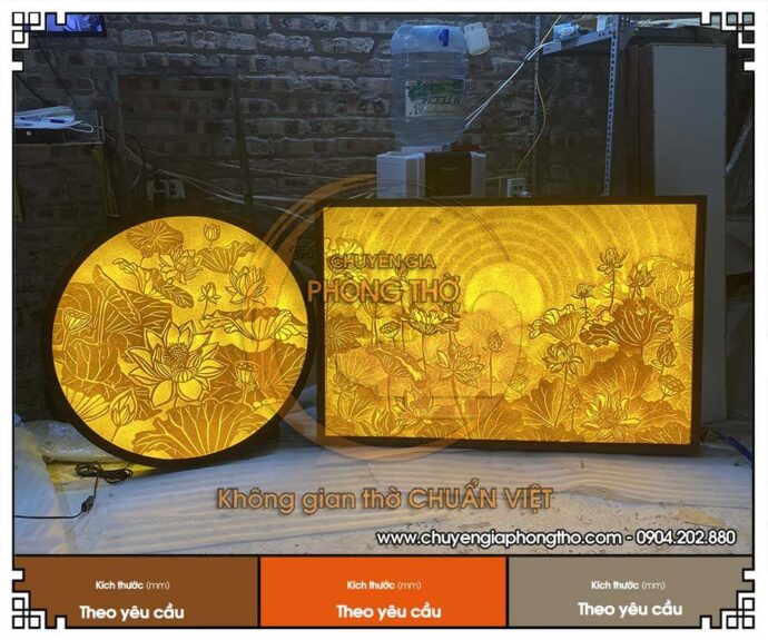 bộ tranh trúc chỉ phòng thờ cao cấp 1