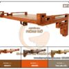 Mẫu bàn thờ treo tường BTT09