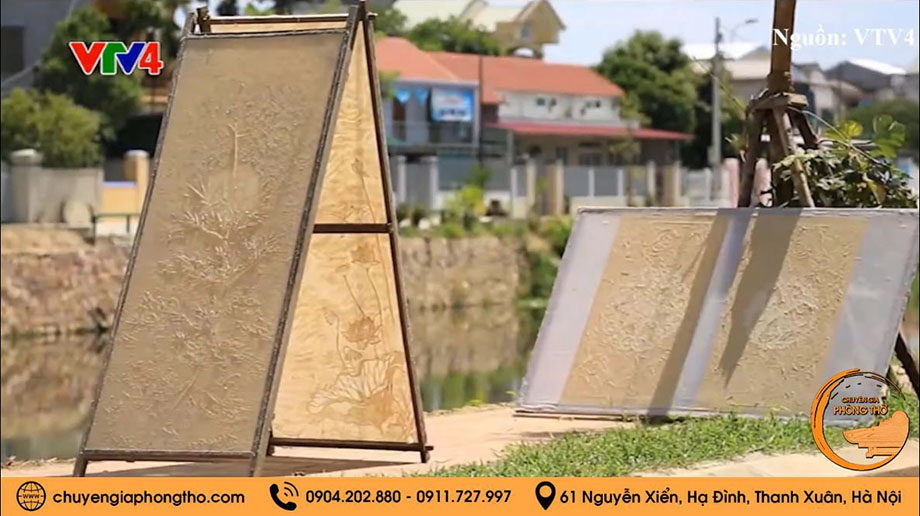 Phơi tranh trúc chỉ