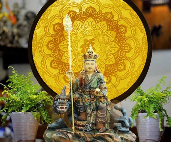tranh giấy dừa mandala chữ phúc hình tròn 1