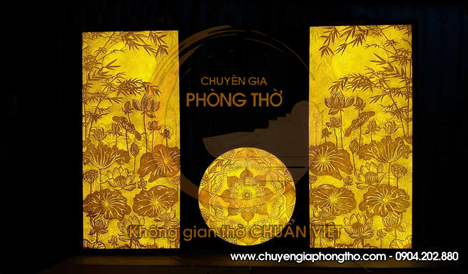 Tranh trúc chỉ sen trăng giá rẻ tại Hà Nội