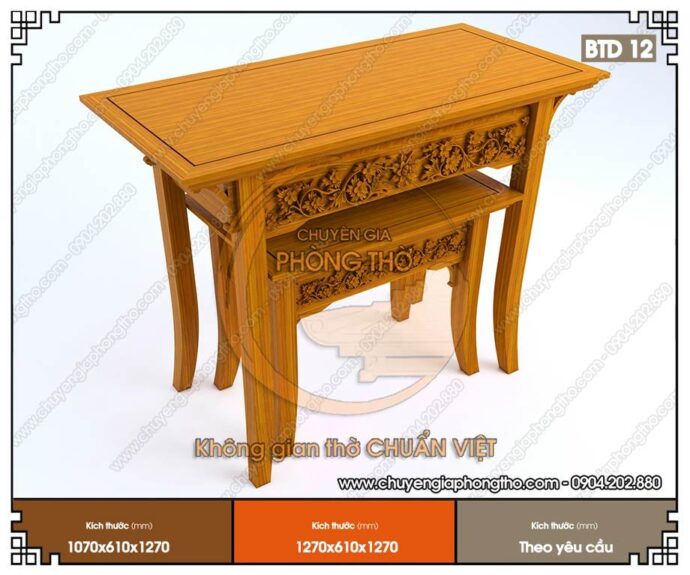 bàn thờ đứng 1m27 2