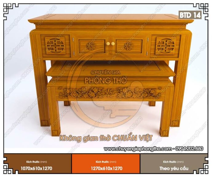bàn thờ đứng 1m53 4