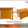 Mẫu bàn thờ đứng trơn đẹp BTD18