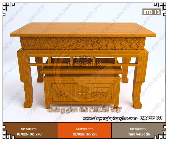 bàn thờ gia tiên hiện đại 1