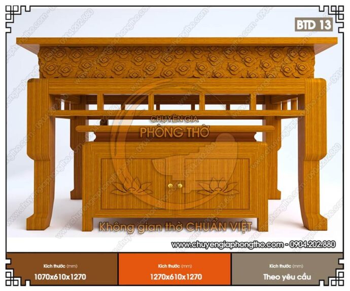 bàn thờ gia tiên hiện đại 3
