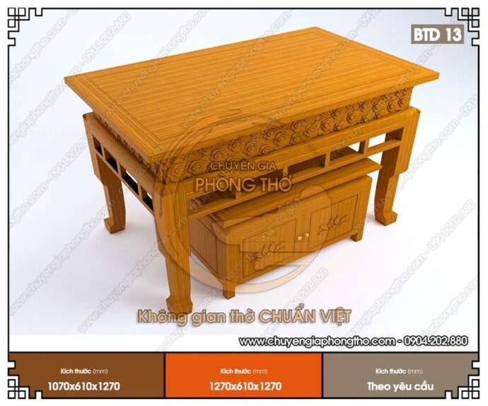 bàn thờ gia tiên hiện đại