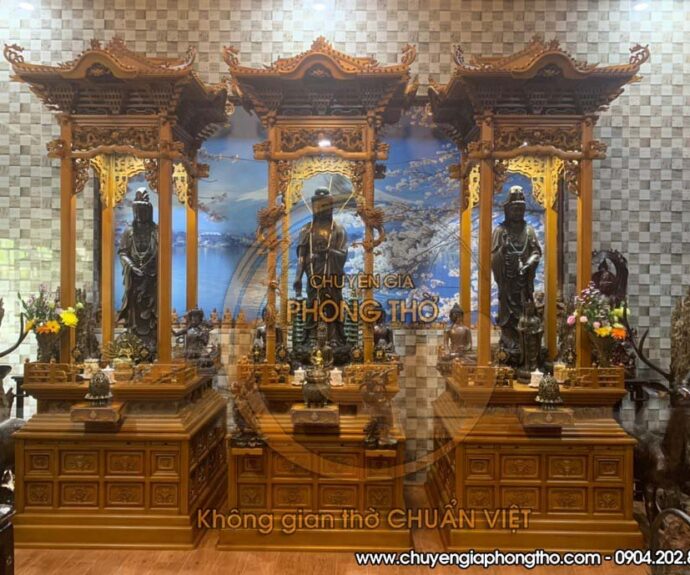 Bàn thờ kiểu Nhật gỗ trắc