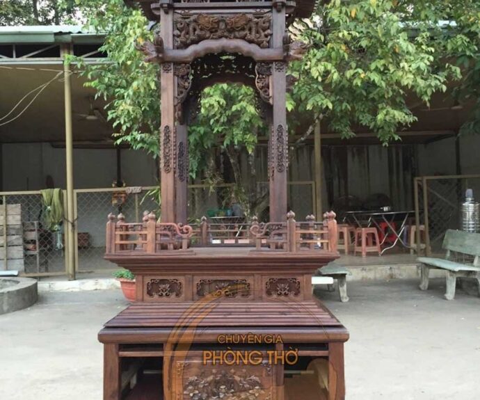 Bàn thờ kiểu Nhật gỗ trắc