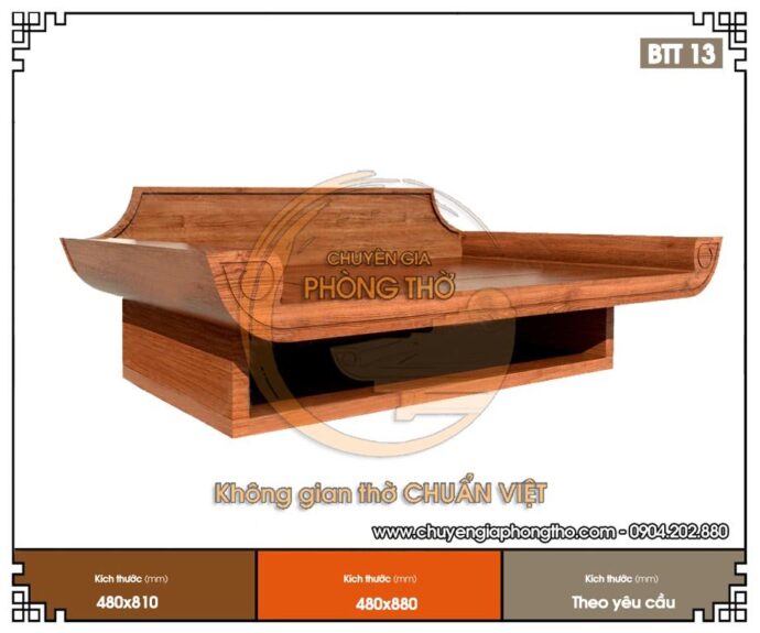 bàn thờ phật treo tường 1