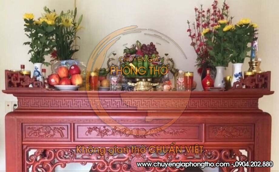 cách trang trí bàn thờ ngày Tết 1 cách trang trí bàn thờ ngày Tết 1