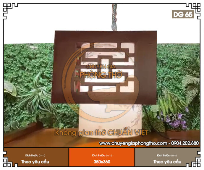 cấu tạo đèn trần thả DG65