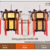 đèn lồng gỗ lục giác