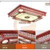 đèn ốp trần gỗ