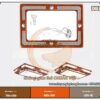 đèn ốp trần phòng thờ hình chữ nhật