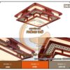đèn ốp trần phòng thờ hình vuông