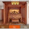 đèn thả gỗ trang trí Phúc Lộc Thọ
