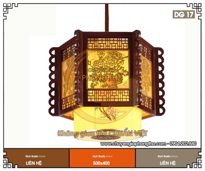 đèn thả trần hoa cúc 1