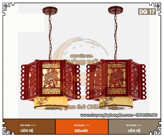 đèn thả trần hoa cúc 3