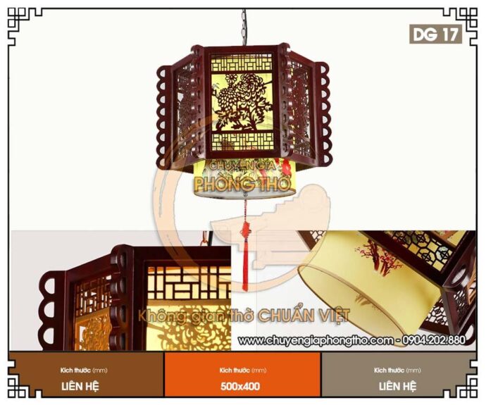 đèn thả trần hoa cúc
