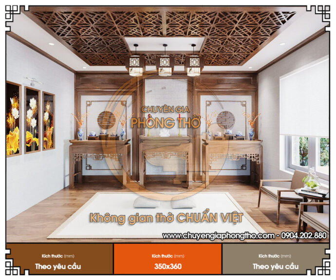 Đèn trần thả phòng thờ DG65