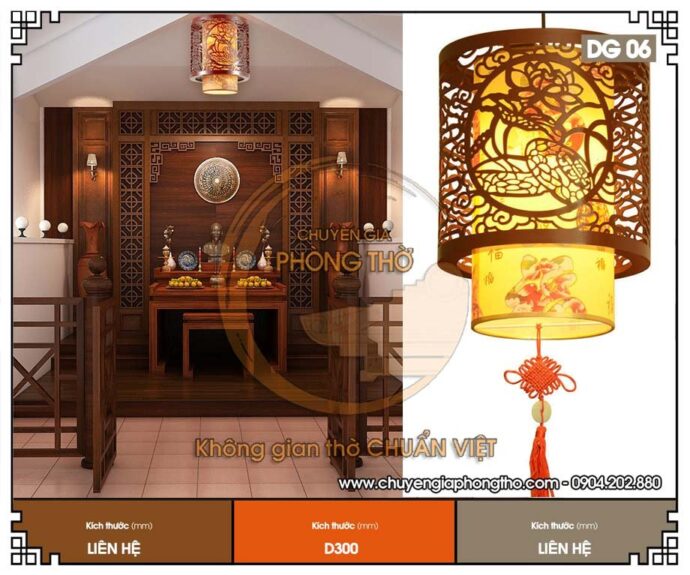 mẫu đèn thả trần hoa sen 2