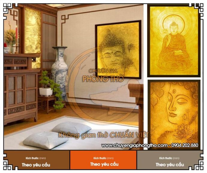 mẫu tranh giấy dừa phật thích ca 2