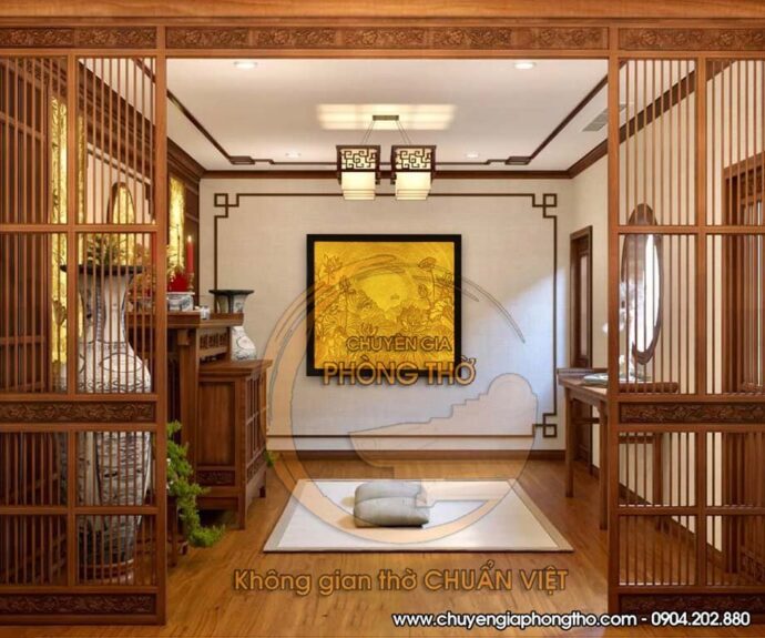 mẫu tranh trúc chỉ hoa sen mặt trời tỏa nắng 3