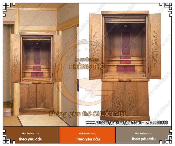 Mẫu tủ thờ Nhật Bản đơn giản