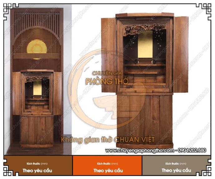 Mẫu tủ thờ Nhật Bản đơn giản