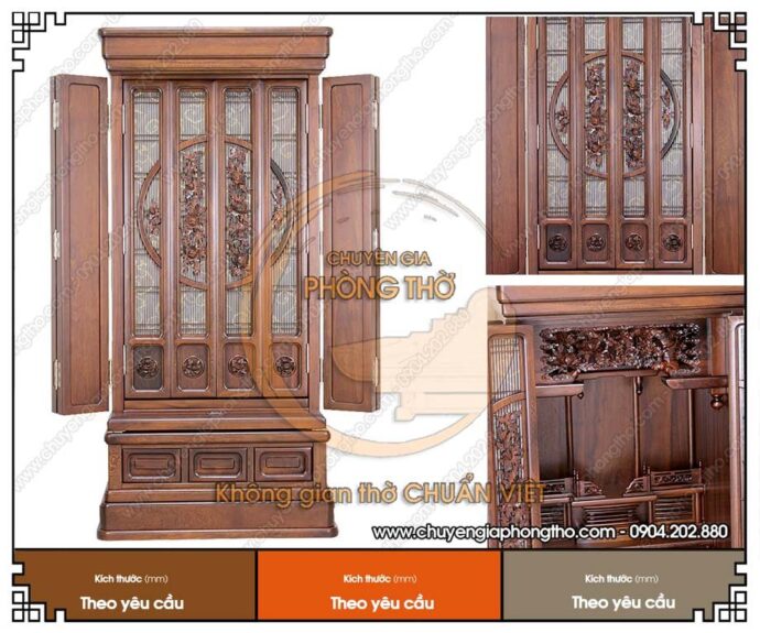 Mẫu tủ thờ Phật Nhật Bản