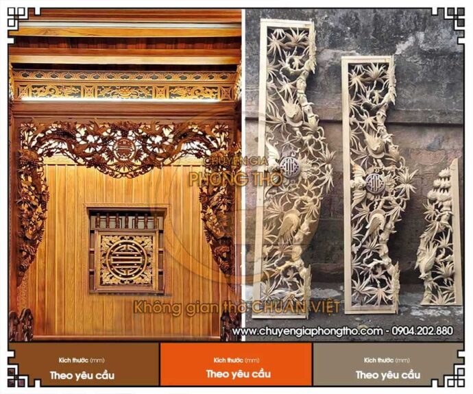 Mẫu cửa võng nhà thờ đẹp