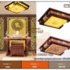 đèn ốp trần phòng thờ chung cư hình vuông 1