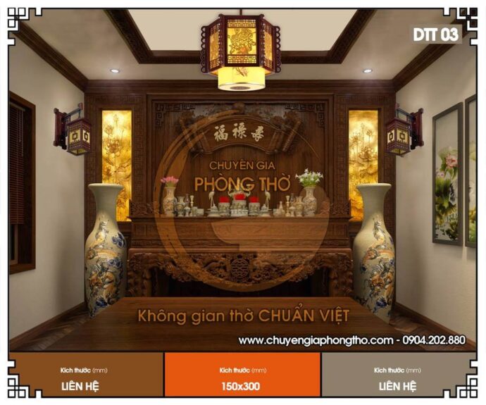 mẫu đèn thờ gắn tường 1