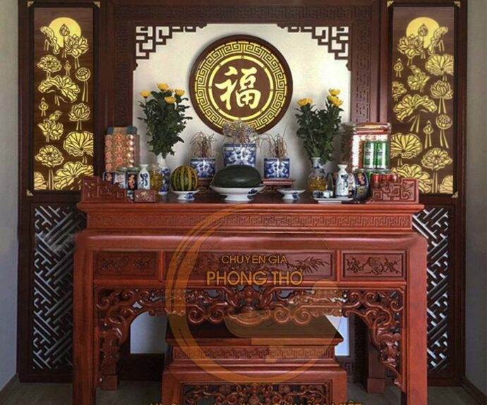 Vách CNC xuyên sáng hoa sen