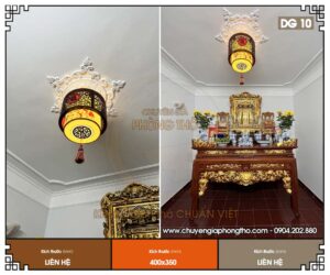 đèn trần phòng thờ DG10