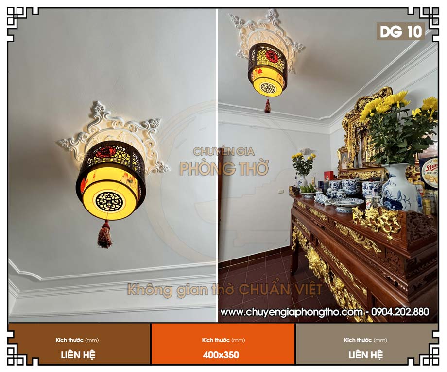 đèn trần thả phòng thờ DG10 đèn trần thả phòng thờ DG10