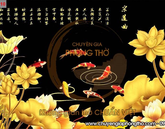 Tranh tráng gương cá chép hóa rồng