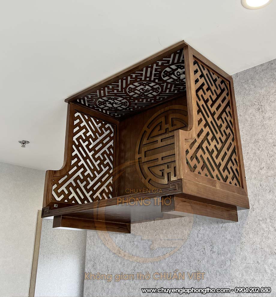 Lắp đặt bàn thờ treo tường kèm vách tại Phương Đông Green Homes BTT30 Lắp đặt bàn thờ treo tường kèm vách tại Phương Đông Green Homes BTT30