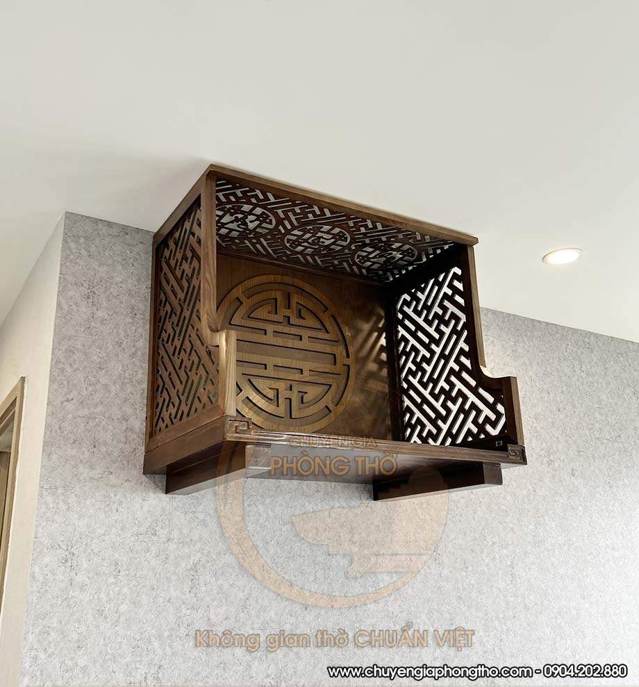 Lắp đặt bàn thờ treo tường kèm vách tại Phương Đông Green Homes BTT30 Lắp đặt bàn thờ treo tường kèm vách tại Phương Đông Green Homes BTT30