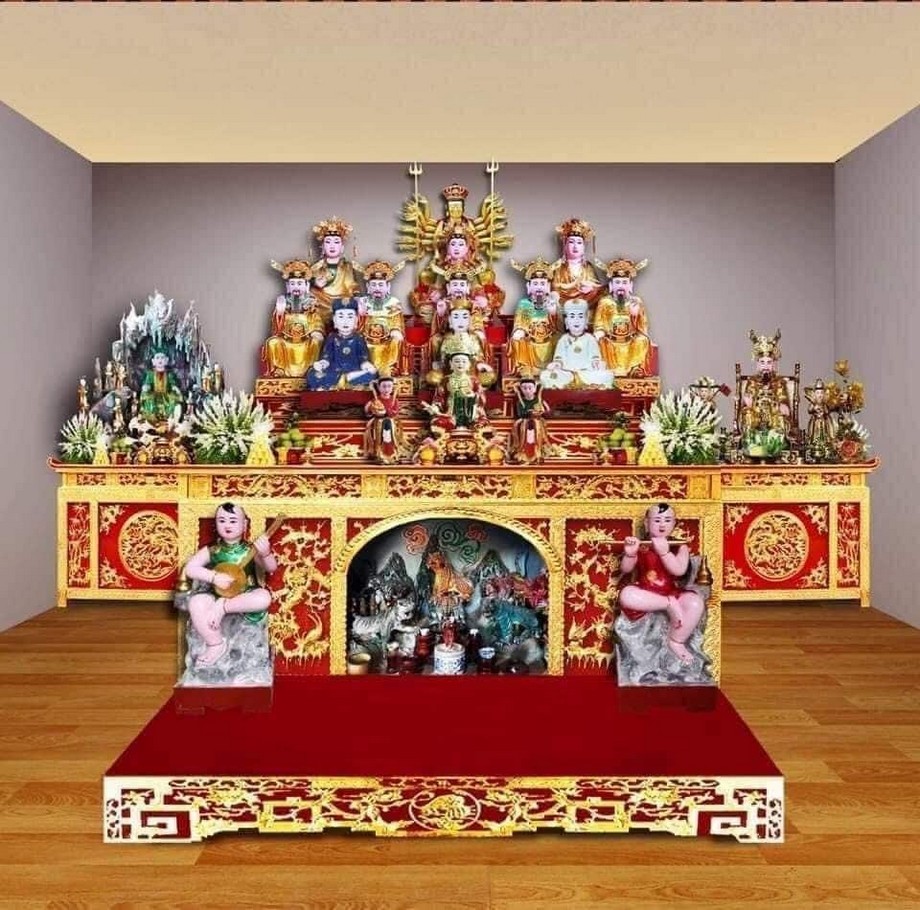 Lập điện thờ Tứ Phủ tại gia