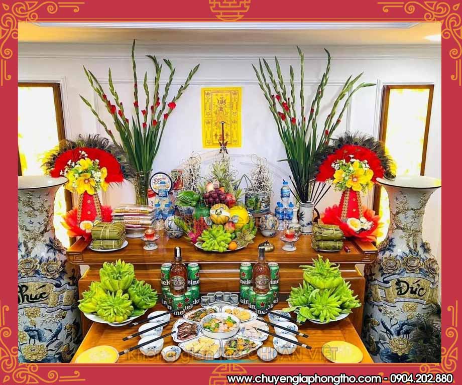 Bàn thờ tết miền bắc Bàn thờ tết miền bắc