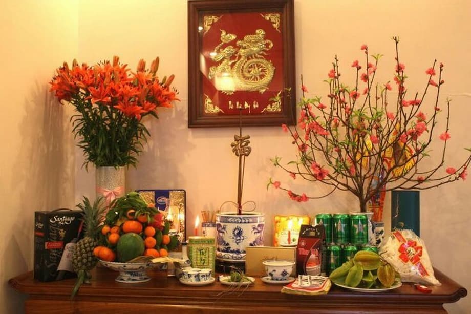 Trang trí bàn thờ tết miền bắc Ý nghĩa đặc biệt trong hoạt động trang trí bàn thờ miền Bắc