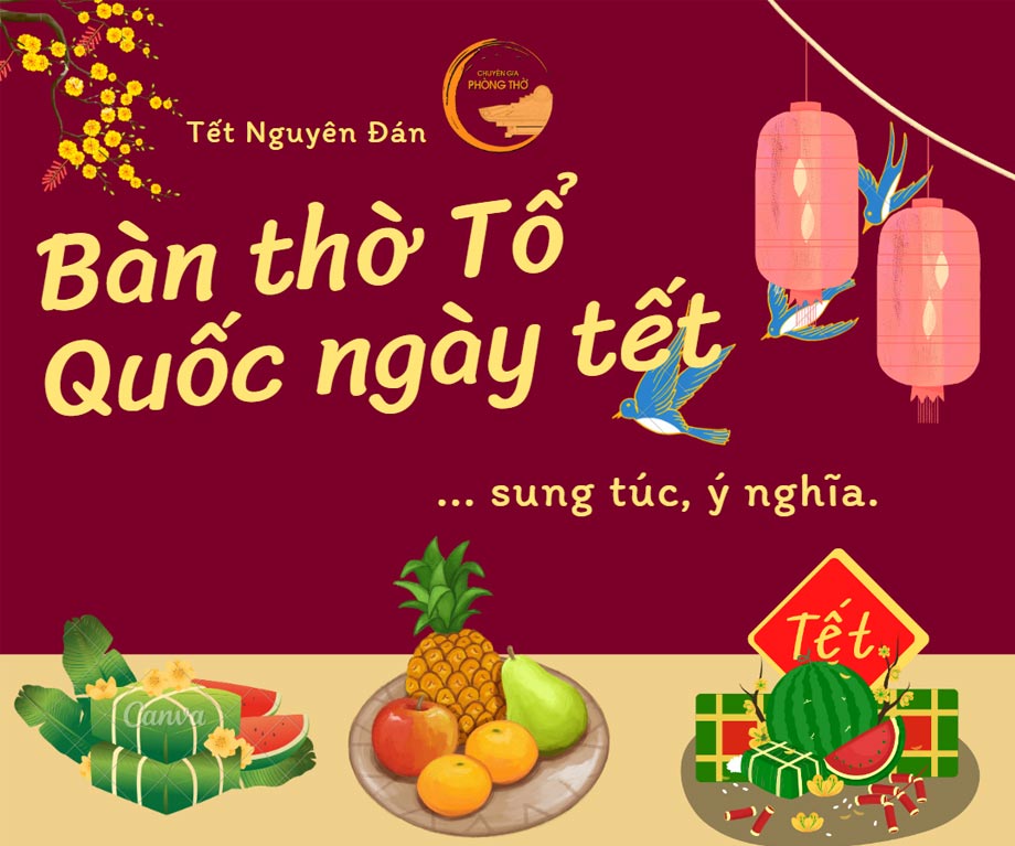 Hướng dẫn trang trí bàn thờ Tổ Quốc ngày Tết đúng cách