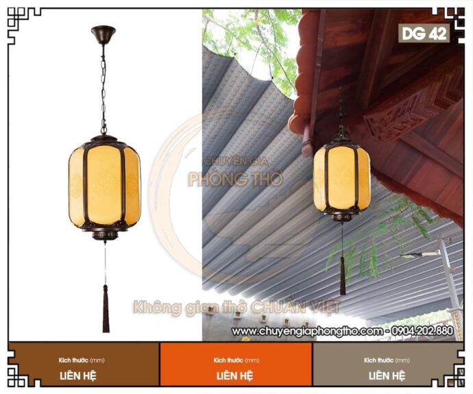 Lựa chọn đèn thả hiên nhà thờ họ DG42 như thế nào?