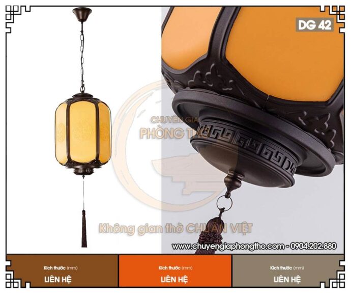 Những điều cần biết về đèn thả hiên nhà thờ họ DG42