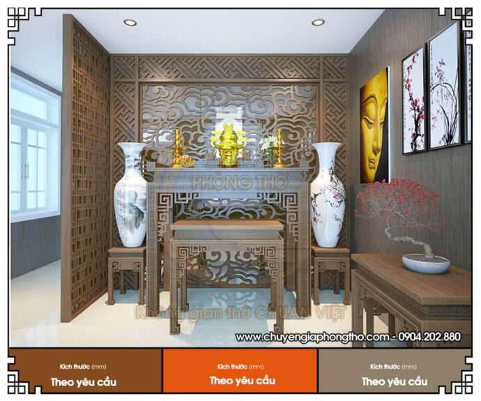 Những mẫu bàn thờ nhị cấp đẹp được ưa chuộng nhất hiện nay
